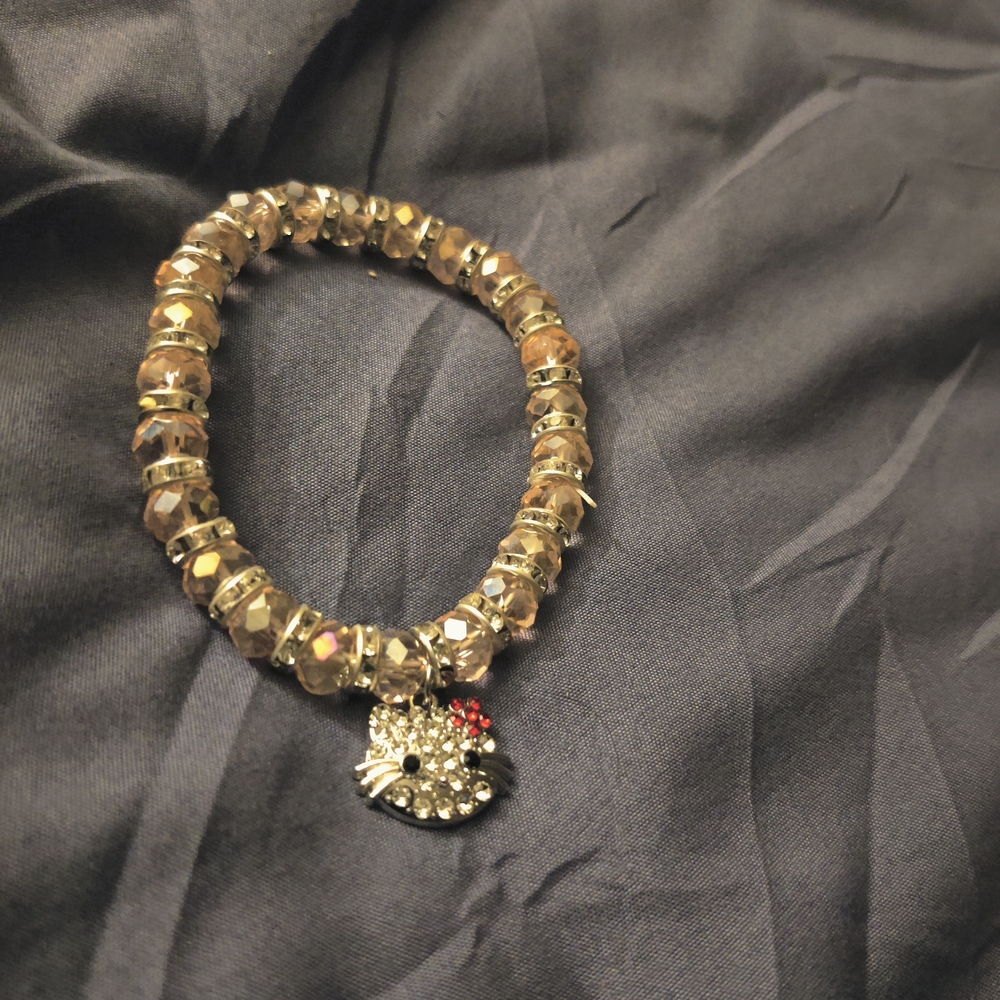 Elegant Crystal Charm Bracelet